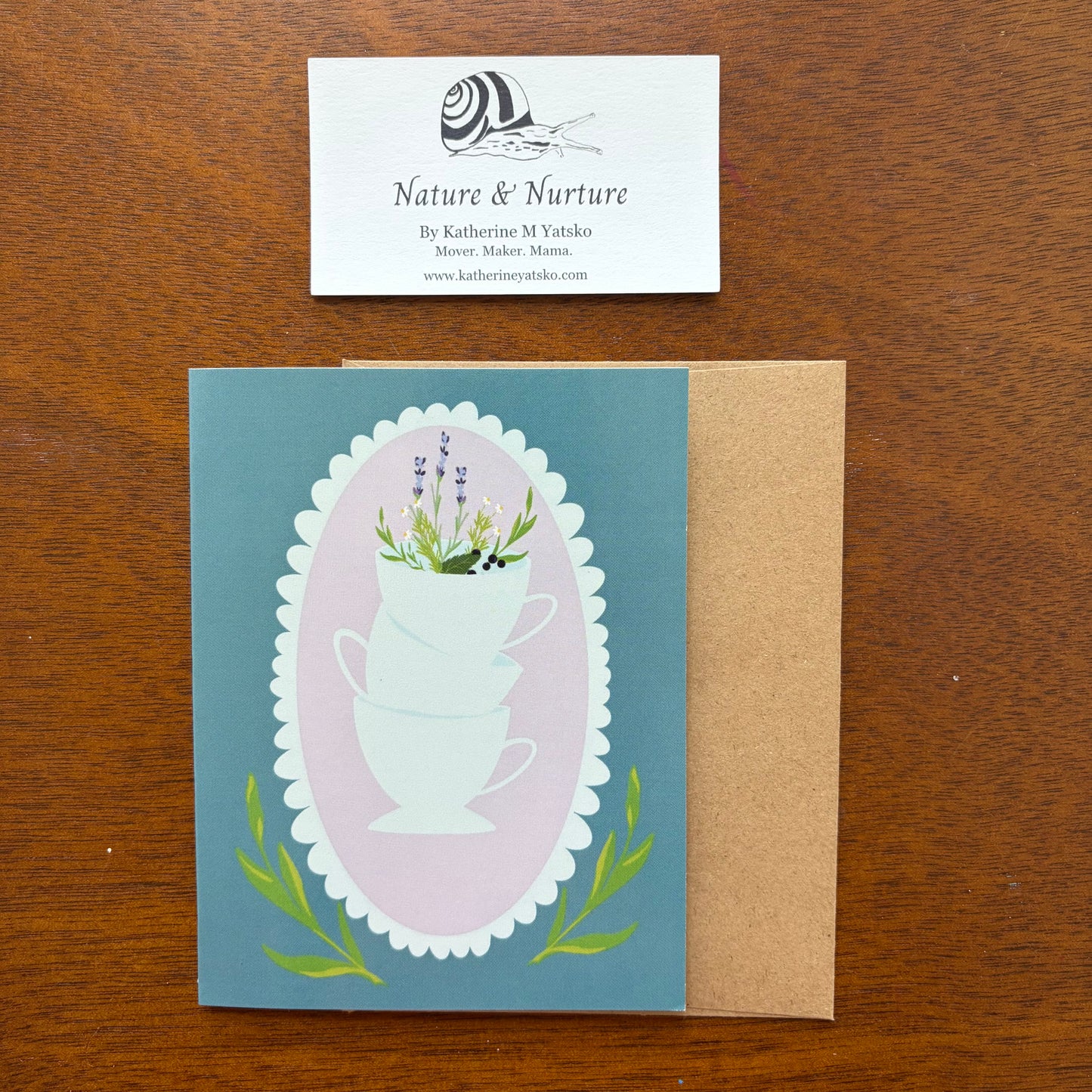 Stacking Up Single Notecard