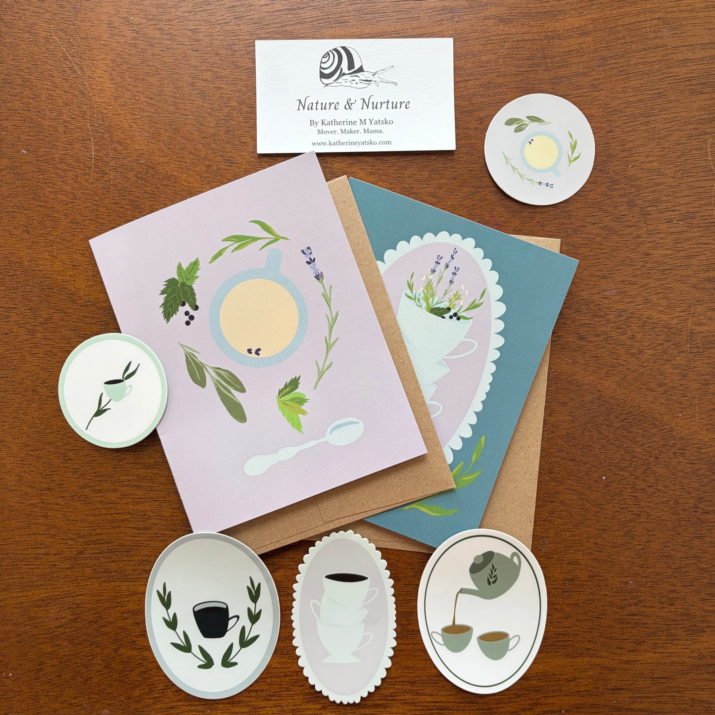 Stacking Up Single Notecard