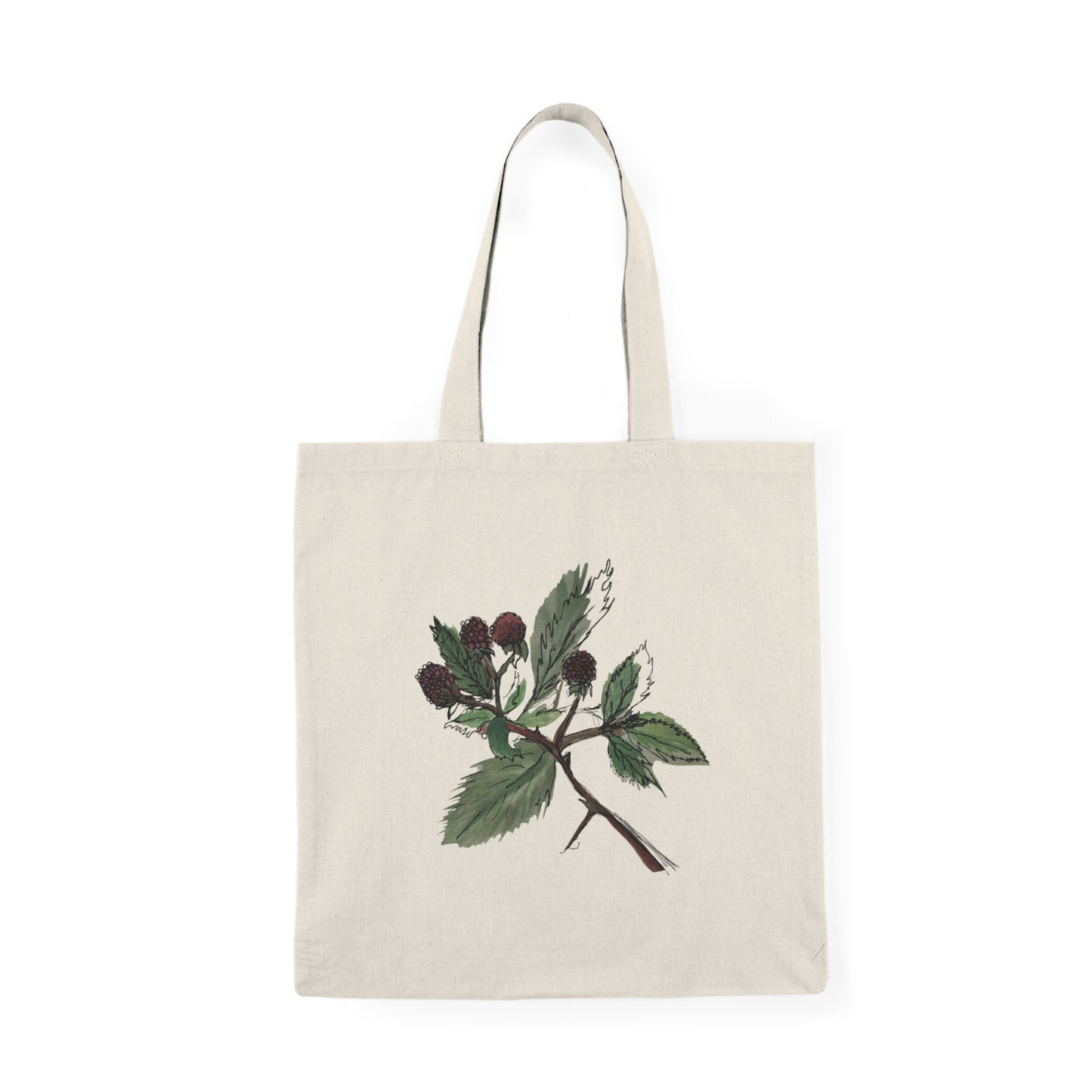 Raspberry Brambles Tote Bag