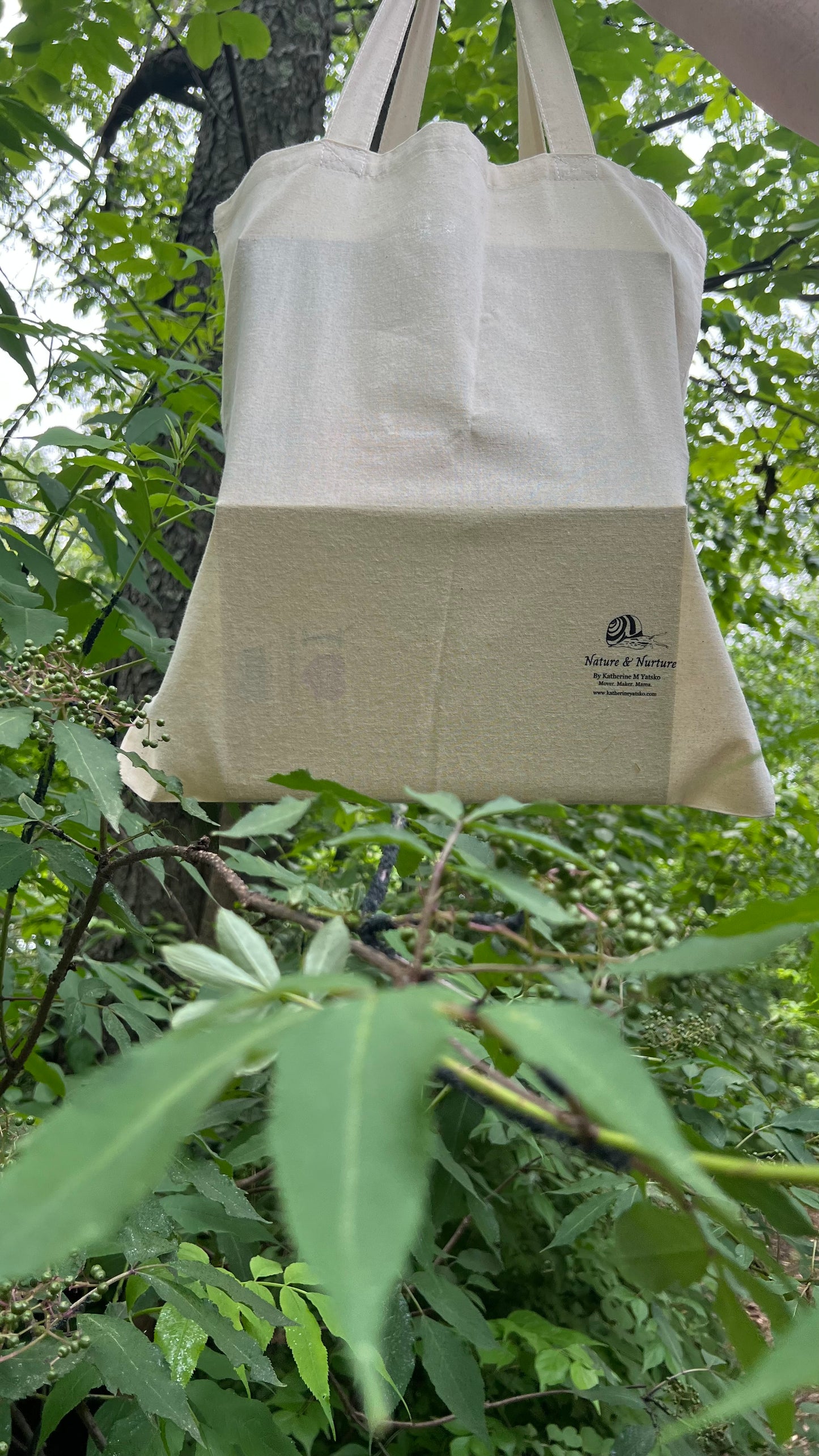 Raspberry Brambles Tote Bag