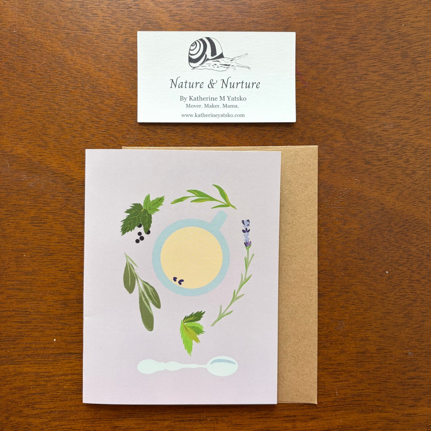 Keep It Herbal Single Notecard